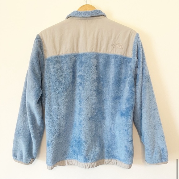 The North Face Denali Furry Fleece Girls Jacket Blue Grey XL - Picture 9 of 10